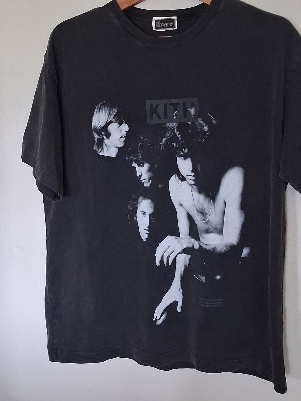 Kith x The Doors Light My Fire Vintage Black Tee Size L  In-Store Exclusive